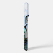 花と象のアート Case-Mate iPhoneケース (裏面 / 右)