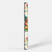 花と貝殻とココナッツ iPhoneケース (右側面)