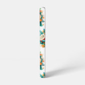 花と貝殻とココナッツ SAMSUNG GALAXYケース (左側面)