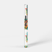 花と貝殻とココナッツ SAMSUNG GALAXYケース (右側面)