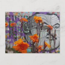 花と通りアートinバルパライソ，チリ