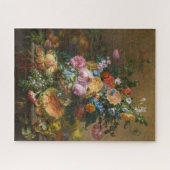 花と野菜を使った静物詩パズル ジグソーパズル (横)