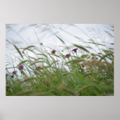 花と雑草ポスター ポスター (正面)