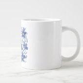 花と青い鳥 ジャンボコーヒーマグカップ (右)