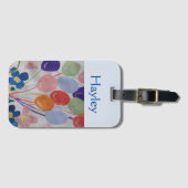 花と風船 ラゲッジタグ (正面横)