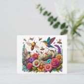 花と飛行の交響曲 ポストカード (スタンド正面)