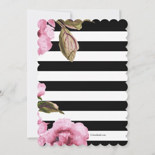 花と香 招待状 (裏面)