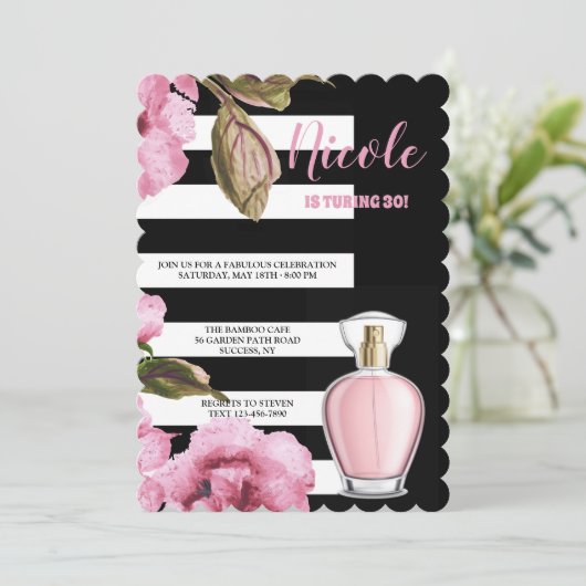 花と香 招待状 (スタンド正面)