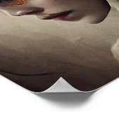 花と骨4 Surreal Gothicファンタジーアート ポスター (角)