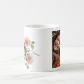 花と鳥と写真 コーヒーマグカップ (中央)