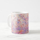 花と鳥のさえずり コーヒーマグカップ (正面左)