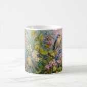 花と鳥のさえずり コーヒーマグカップ (中央)
