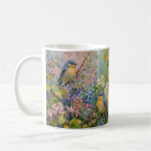花と鳥のさえずり コーヒーマグカップ (左)