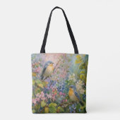 花と鳥のさえずり トートバッグ (裏面)