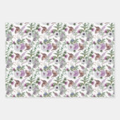 花と鳥の包装紙シート ラッピングペーパーシート (正面3)
