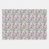 花と鳥の包装紙シート ラッピングペーパーシート (正面)