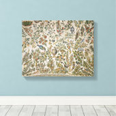 花と鳥の天井の装飾（モザイク） キャンバスプリント (インサイチュ (ウッドフロア))