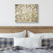 花と鳥の天井の装飾（モザイク） キャンバスプリント (インサイチュ (寝室))