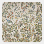 花と鳥の天井の装飾（モザイク） スクエアシール (正面)