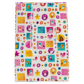 花と鳥の自然 ミディアムペーパーバッグ (裏面)