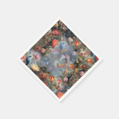 花と鳥を持つ超現実主義の芸術 スタンダードカクテルナプキン (角)