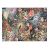 花と鳥を持つ超現実主義の芸術 テーブルクロス (正面(横))