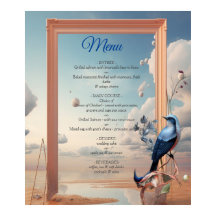 花と鳥を持つ超現実主義の芸術