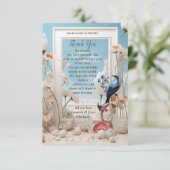 花と鳥を持つ超現実主義の芸術 出欠カード (スタンド正面)