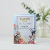 花と鳥を持つ超現実主義の芸術 案内ポストカード (スタンド正面)