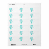 花と鳥小屋 ラベル (フルシート)