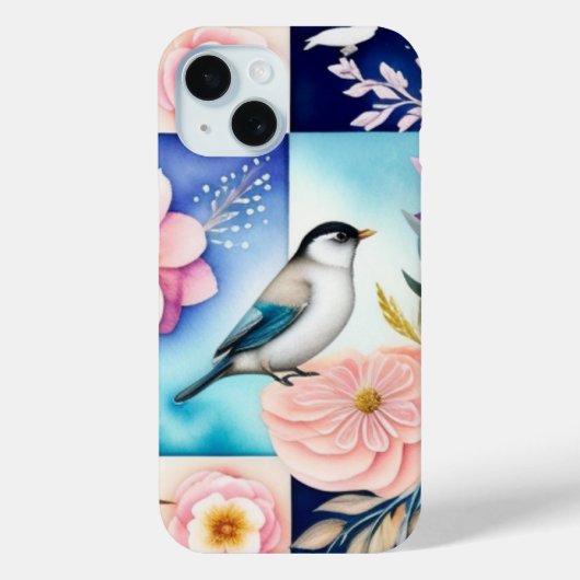 花と鳥 Case-Mate iPhoneケース (裏面)