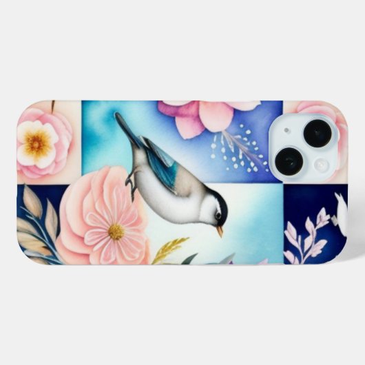 花と鳥 Case-Mate iPhoneケース (裏面 (横))