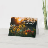 花と黄金の時間 想いを込めて カード (正面)