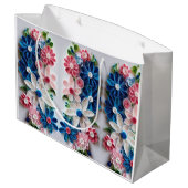 花と：美疑問に思しい抱き枕サプライズ ラージペーパーバッグ (裏面アングル)