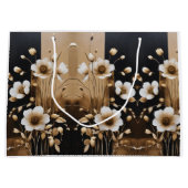 花と：美疑問に思しい抱き枕サプライズ ラージペーパーバッグ (正面)