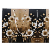 花と：美疑問に思しい抱き枕サプライズ ラージペーパーバッグ (裏面)