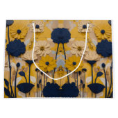 花と：美疑問に思しい抱き枕サプライズ ラージペーパーバッグ (正面)