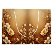 花と:美疑問に思しい抱き枕サプライズ ラージペーパーバッグ (裏面)