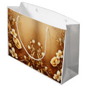 花と:美疑問に思しい抱き枕サプライズ ラージペーパーバッグ (裏面アングル)