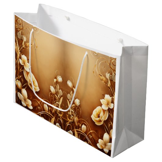 花と:美疑問に思しい抱き枕サプライズ ラージペーパーバッグ (正面アングル)