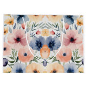 花と：美疑問に思しい抱き枕サプライズ ラージペーパーバッグ (裏面)