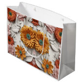 花と：美疑問に思しい抱き枕サプライズ ラージペーパーバッグ (裏面アングル)