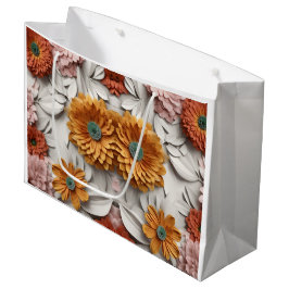 花と:美疑問に思しい抱き枕サプライズ ラージペーパーバッグ