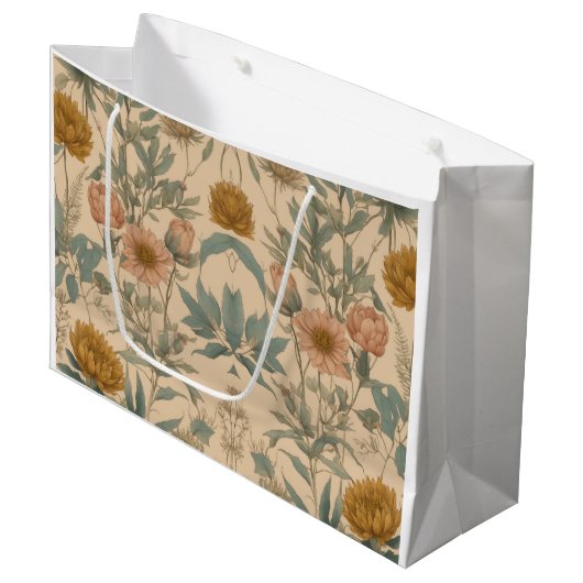 花と:美疑問に思しい抱き枕サプライズ ラージペーパーバッグ (正面アングル)