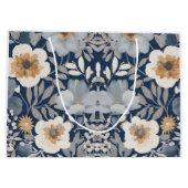 花と：美疑問に思しい抱き枕サプライズ ラージペーパーバッグ (裏面)