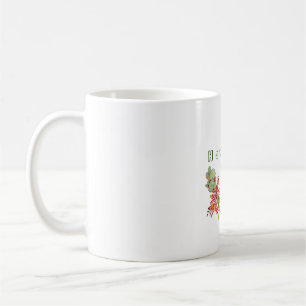 花とmの熱帯の夏のパタ葉ーン コーヒーマグカップ