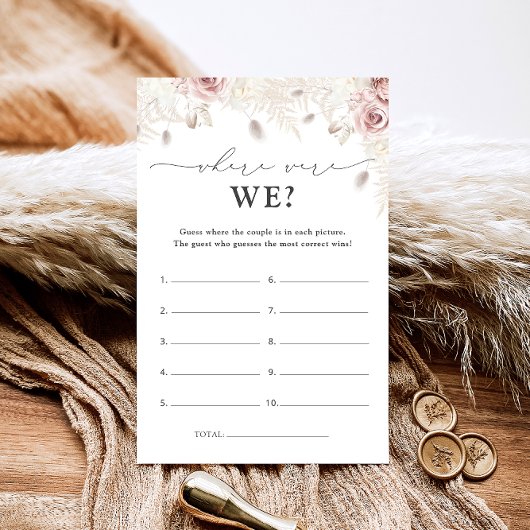 花どこエレガントに私たちブライダルシャワーゲーム