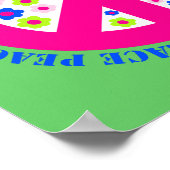 花による平和 ポスター (角)