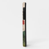 花にトンボ、広重のトンボおよび花、Hiroshige、Ukiyo-e Case-Mate iPhoneケース (裏面/左)