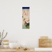 花にトンボ,広重トンボと花,広重,浮世絵 ポスター (キッチン)